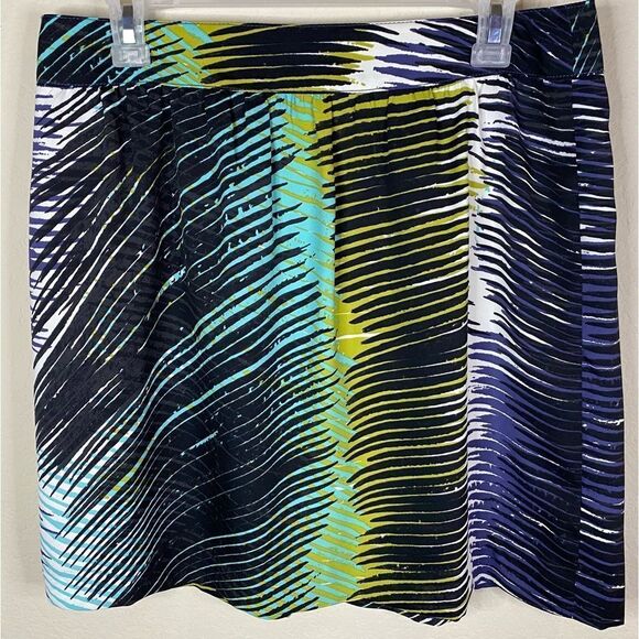 Loft Striped Skirt Sz 6 - Picture 6 of 8